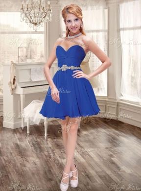 Fashionable Applique Aqua Blue Quinceanera Dress and Short Blue Dama Dresses