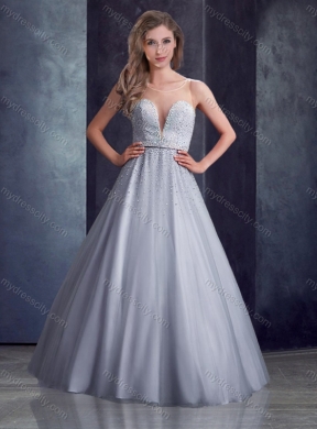 2016 A Line Belted with Beading Cheap Bridesmaid Dresses with Side Zipper