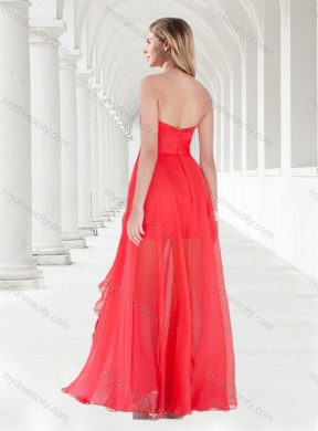 2016 Sweetheart Empire Beaded Cheap Bridesmaid Dresses in Orange