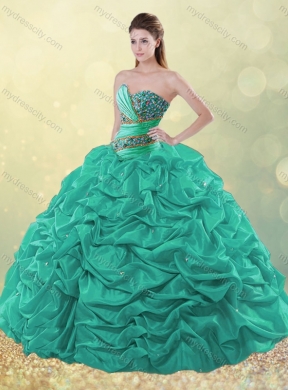 Exclusive Beaded and Bubble Purple Quinceanera Dress in Taffeta