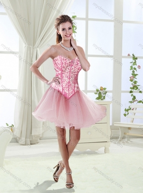 Visible Boning Rolling Flowers Detachable Quinceanera Skirts with Beading