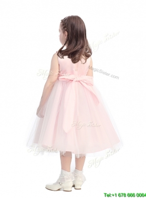 New Arrivals Scoop Little Girl Pageant Dress with Appliques and Beading