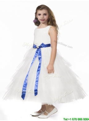 Romantic Ruffled Layers and Bowknot Mini Quinceanera Dress in White