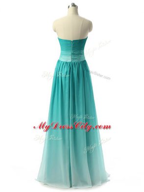 Noble Multi-color Sweetheart Neckline Ruching Quinceanera Dama Dress Sleeveless Zipper