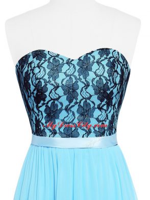 Attractive Sleeveless Lace and Appliques Zipper Prom Homecoming Dress