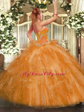 Custom Design Floor Length Ball Gowns Sleeveless Quinceanera Dresses Lace Up