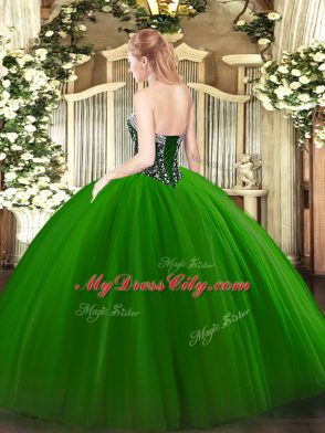 Modest Quinceanera Dresses Military Ball and Sweet 16 and Quinceanera with Beading Sweetheart Sleeveless Lace Up