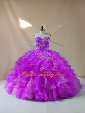 Super Ball Gowns Ball Gown Prom Dress Multi-color Sweetheart Sleeveless Lace Up