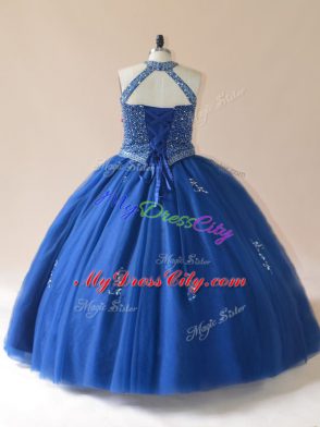 Excellent Sleeveless Beading Lace Up Vestidos de Quinceanera