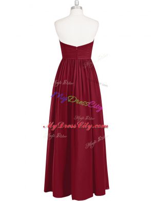 Graceful Sleeveless Pleated Zipper Homecoming Dress