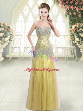 Hot Selling Sleeveless Beading Zipper Homecoming Dress