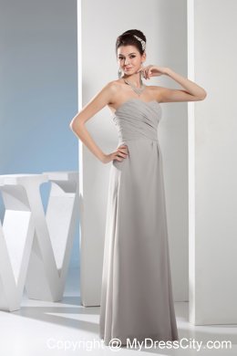 Cheap Empire Sweetheart Ruching Gray Dress For Prom in 2013