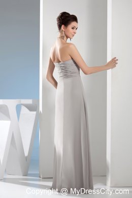 Cheap Empire Sweetheart Ruching Gray Dress For Prom in 2013