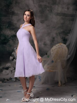 Halter Top Bridesmaids Dresses with Criss Cross Back On Sale