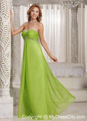 Spring Green Sweetheart Prom Dresses with Floor-length 2013