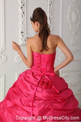 2013 Summer Sweetheart Green and Red Quinceanera Gowns