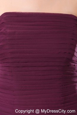 Cheap Burgundy Ruffled Layers Short Cocktail Dress with Ruches