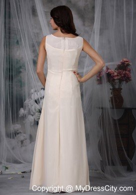 Diamond Scoop Long Mother of the Groom Dresses with Coat