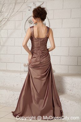 Ruches and Straps Mother Of The Bride Dress with Jacket