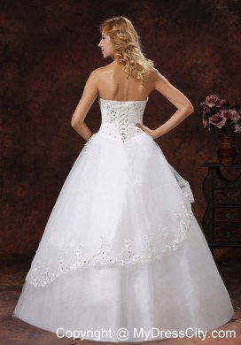 Puffy Beading Decorate Sweetheart 2013 Summer Wedding Dress