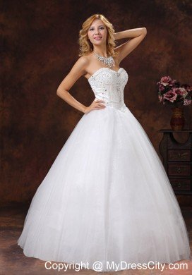 Long Spring Flowers Decorate Bust Strapless Princess Wedding Gowns