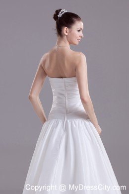 Appliques with Beading Wedding Dress With Ruffles Court Train