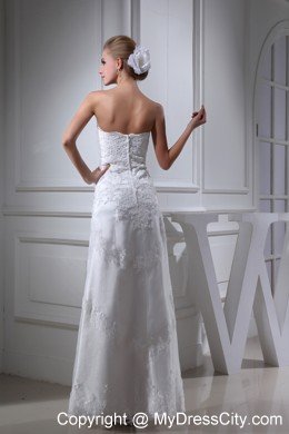 Sexy Sweetheart Lace Ruching Bridal Dress with Cutouts