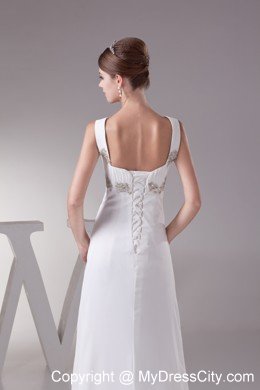 Appliques Straps Empire Maternity Wedding Dress For 2013