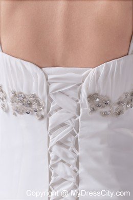 Appliques Straps Empire Maternity Wedding Dress For 2013