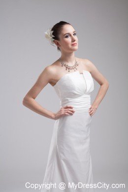 Amazing Styles Strapless Taffeta Court Train Wedding Dress