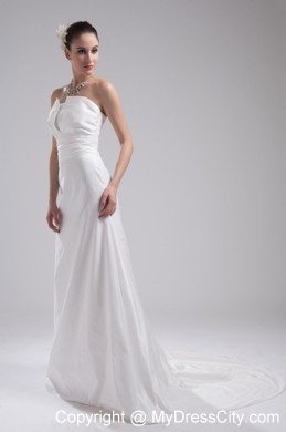 Amazing Styles Strapless Taffeta Court Train Wedding Dress