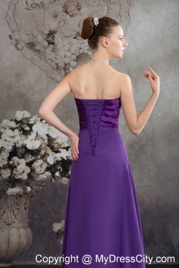 Empire Sweetheart Beading Purple Prom Dress For 2013 Spring