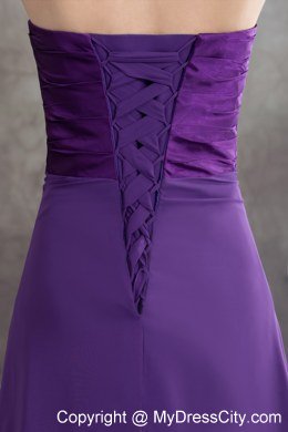 Empire Sweetheart Beading Purple Prom Dress For 2013 Spring