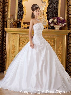 Cheap White A-line Appliques With Beading Dresses For 2013 Sweet 15