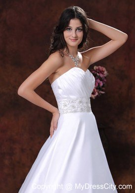 Simple Lace Beaded Court Train Sweetheart Ruching 2013 Wedding Dresses