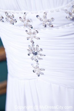 Plus Size Straps 2013 Wedding Dress with Beading and Ruches