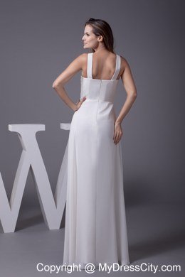 Perfect 2013 V-neck Bridal Gown with Beading for Beach Wedding