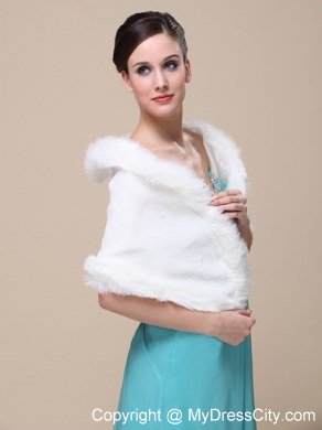 Gorgeous Faux Fur Special Occasion / Wedding Shawl On Sale