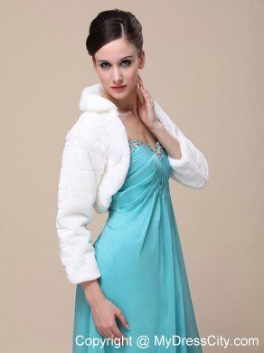 Elegant Special Occasion Wedding / Bridal Jacket With Long-Sleeves