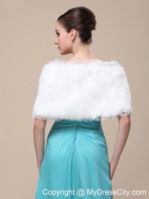 Faux Fur Special Occasion/ Wedding Shawl