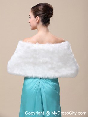 Faux Fur Special Occasion / Wedding Shawl On Sale