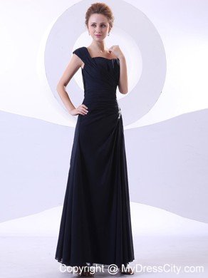 Ankle-length Straps Navy Blue Mother Of the Bride Dresses