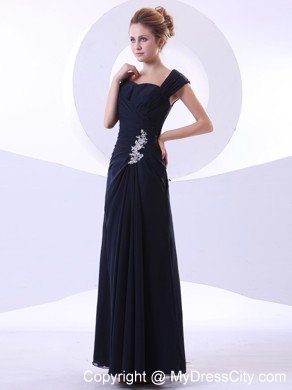 Ankle-length Straps Navy Blue Mother Of the Bride Dresses