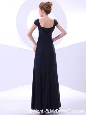 Ankle-length Straps Navy Blue Mother Of the Bride Dresses