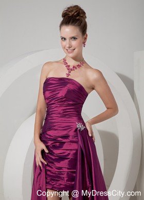 Mini-length Sheathy Prom Party Dresses with Tail Both Sides