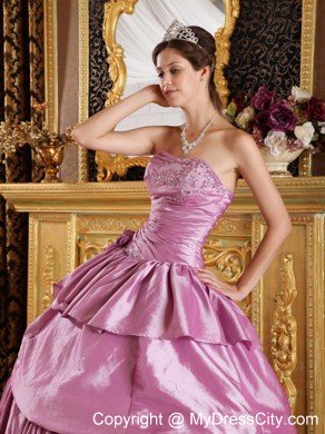 Vintage-inspired Strapless Quinceanera Dress Full-length