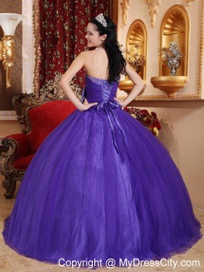 Sweetheart Beaded Sweet 16 Dresses with Bowknot