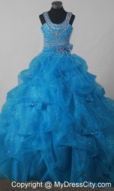 Sequins and Beading Pick-ups Little Girls Formal Dresses