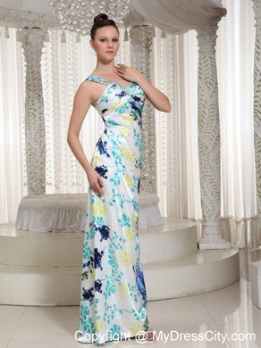 Slinky Beaded V-neck Mutil-color Evening Maxi Dresses