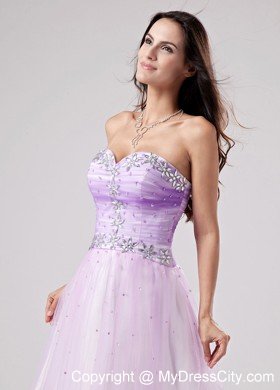 Sweetheart Beaded Organza 2013 Short Prom Dresses for Girls